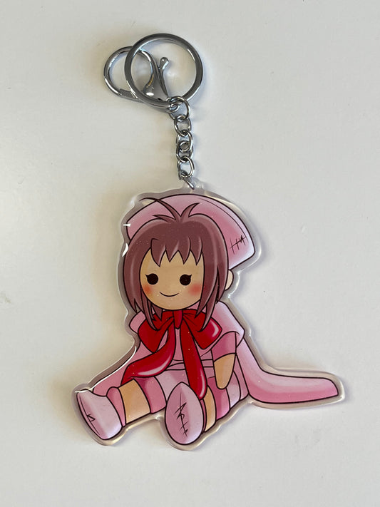 Sakura Plushie Acrylic Maxi Keychain