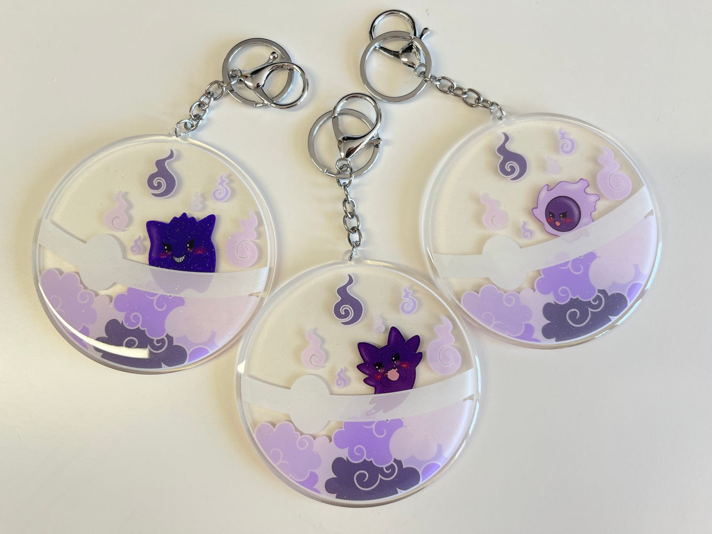 Gastly Acrylic Maxi Keychain