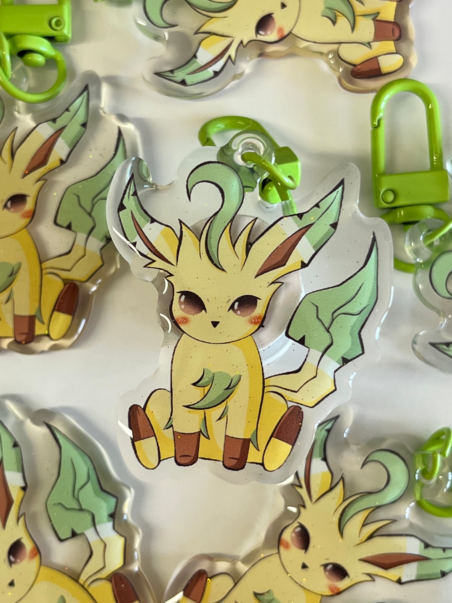 Leafeon Acrylic Mini Keychain