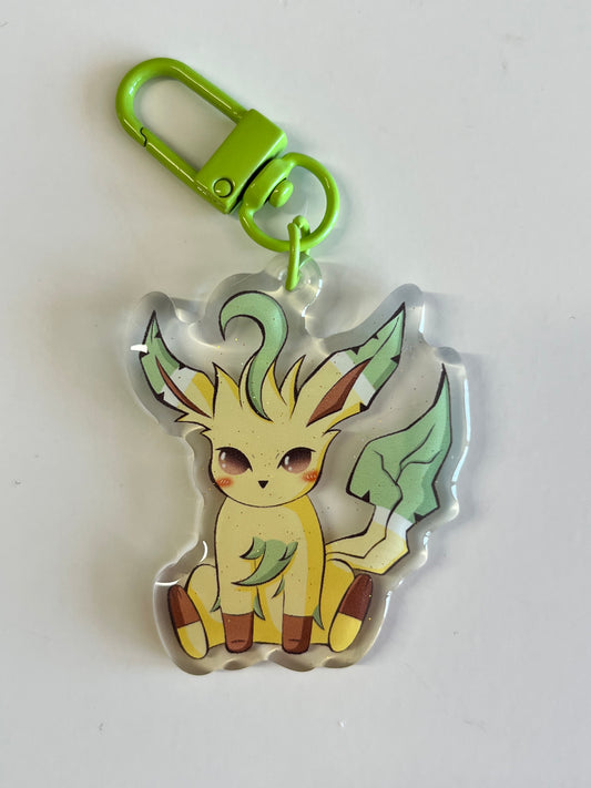 Leafeon Acrylic Mini Keychain