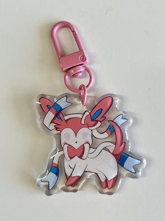 Sylveon Acrylic Mini Keychain