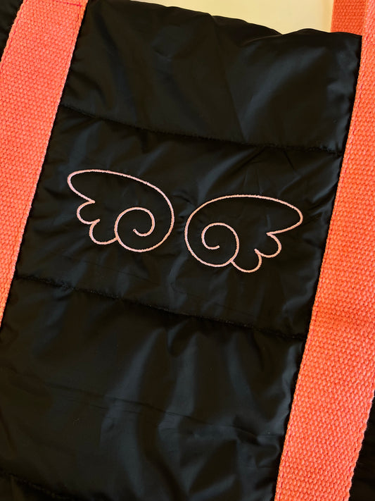 Sakura wings tote bag
